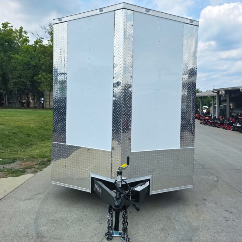 7x18 Hybrid Enclosed Trailer with Side Door (2) 5,200lb Axles Storage