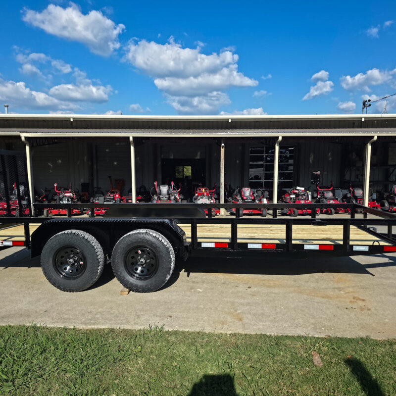 6.4x18 Straight Deck Off Road Utility Trailer (2) 3,500lb Axle 7K GVWR