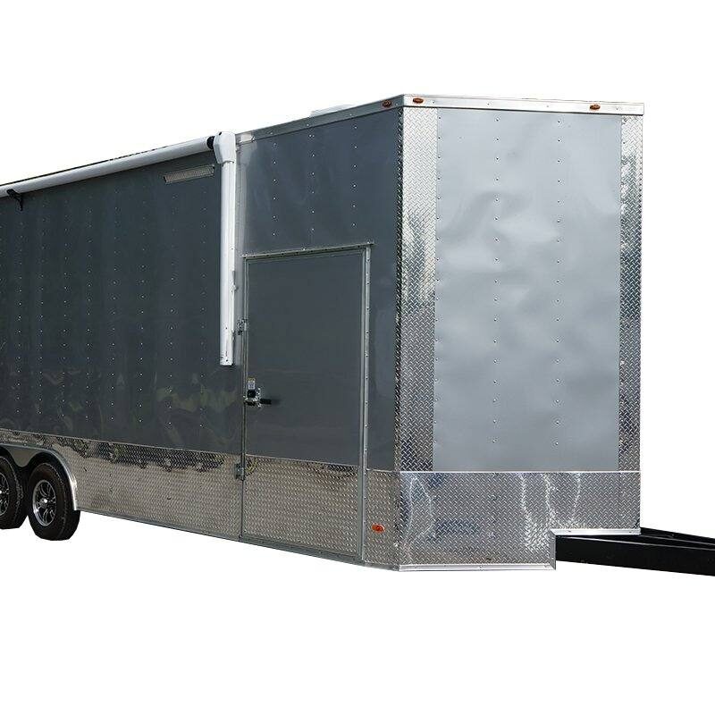 Enclosed Trailer 8.5' X 26' Silver Frost