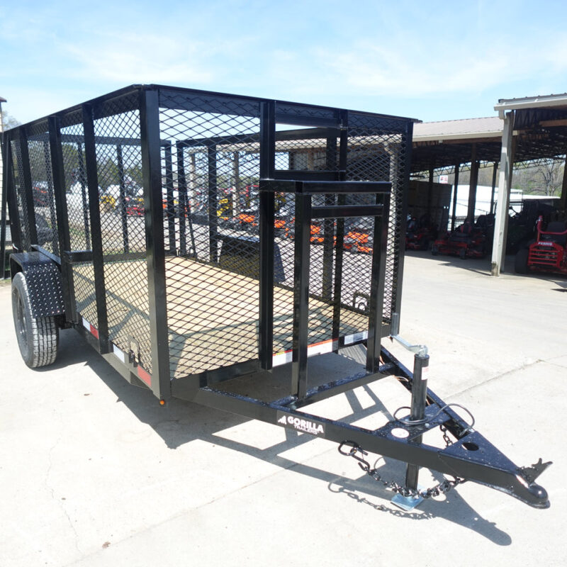 5x10 Straight Deck Debris Loader Utility Trailer (1) 3500lb Axle