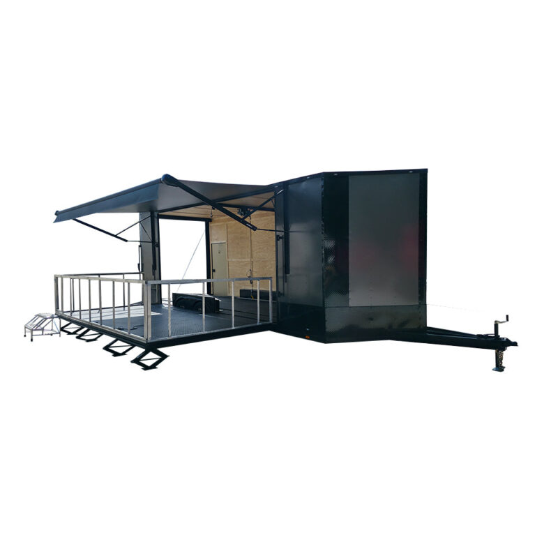 8.5' X 24' Custom Stage and Event Marketing Enclosed Trailer