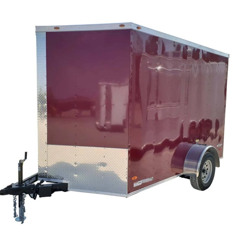 Enclosed Trailer 7' X 10' Brandy Wine Custom Equipment Storage