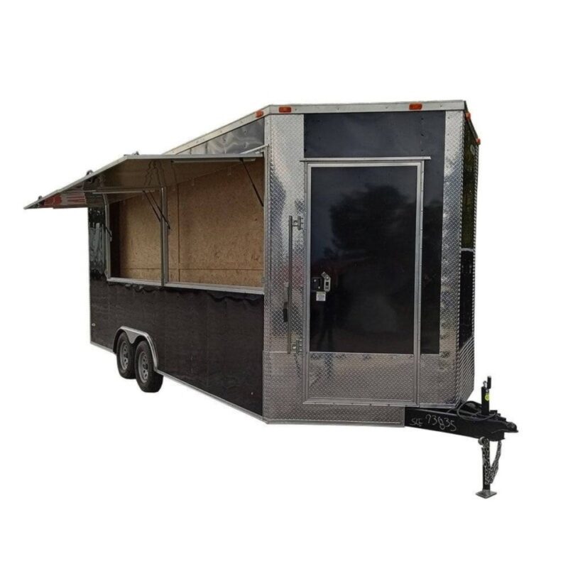 Custom Enclosed Trailer 8.5' X 20' Black