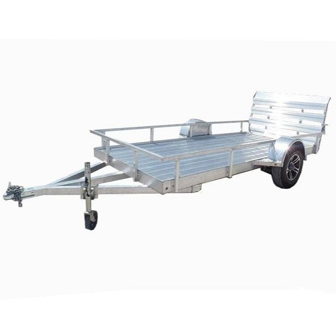 5'x12' All Aluminum Utility Trailer With Gate 3500 lb Axle