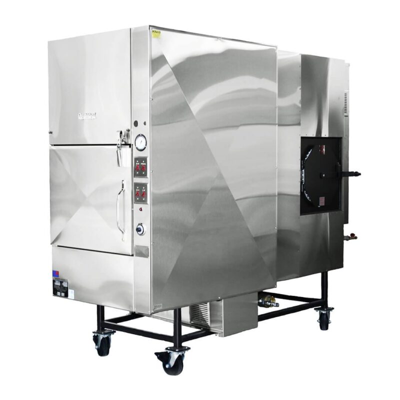 Ole Hickory Pits Model EL-ES BBQ Smoker Rotating 33 sq. ft. Surface