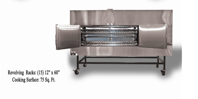 Ole Hickory Pits SSE BBQ Smoker - Rotating Front Loading